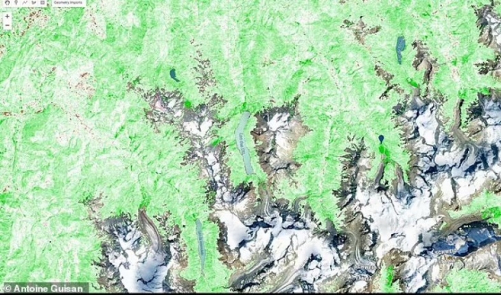 Küresel ısınma, Alpler’in karlı görüntüsünü değiştirdi