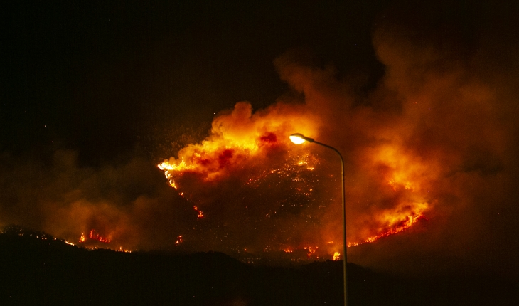 Tunus’taki orman yangınını söndürme çalışmaları sürüyor