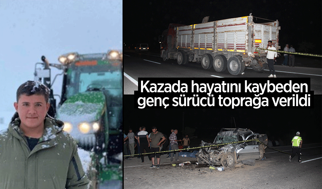 Konya’daki kazada hayatını kaybeden  genç sürücü toprağa verildi