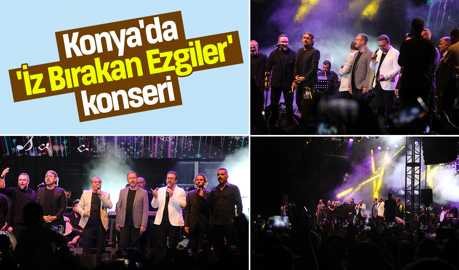 Konya'da 'İz Bırakan Ezgiler' konseri 