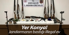 Yer Konya! Jandarmanın bastığı illegal ev