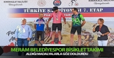 Meram Belediyespor Bisiklet Takımı aldığı madalyalarla göz doldurdu