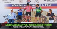 Meram Belediyespor Bisiklet Takımı aldığı madalyalarla göz doldurdu