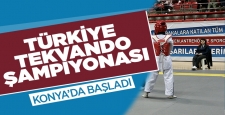Büyükler Türkiye Tekvando Şampiyonası Konya'da başladı