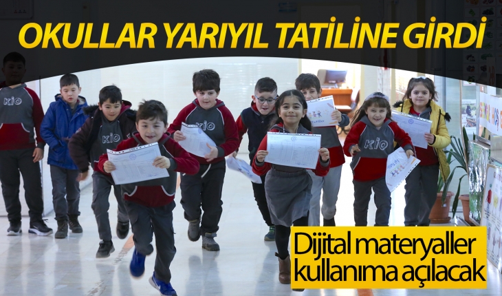 Okullar yarıyıl tatiline girdi